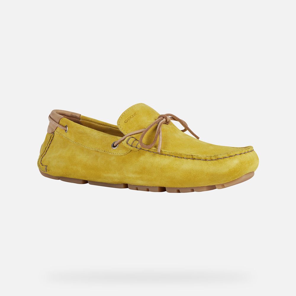 Geox Erkek Loafers Sarı - Melbourne - VPS-362174